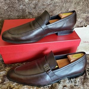 Salvatore Ferragamo Hickory Brown Shoes